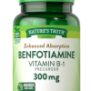 Benfotiamine Vitamin B-1 300 mg - Enhanced Absorption - 60 Capsules